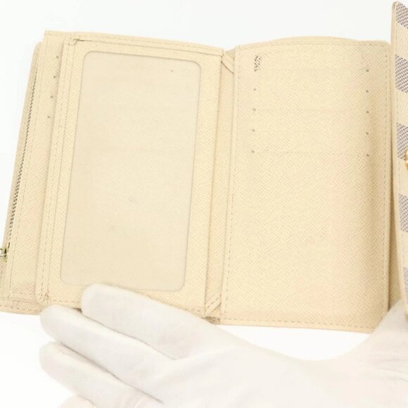 LOUIS VUITTON Damier Azur Portefeuille Alexandra Wallet N63068 LV Auth 130788 - Picture 10 of 16